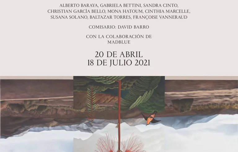 Cartel de la exposición El crimen perfecto_Gabriela Bettini MadBlue